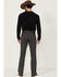 Image #3 - Wrangler Men's Tough Comfort Slim Straight Cowboy Cut Stretch Denim Jeans, Dark Grey, hi-res