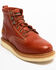 Image #1 - Hawx Men's 6" Grade Work Boots - Round Toe, Red, hi-res