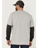 Image #4 - Hawx Men's Layered Pocket Light Gray Long Sleeve Work T-Shirt, Light Grey, hi-res