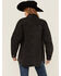 Image #4 - Blue B Women's Dark Wash Western Patchwork Snap Shacket, Charcoal, hi-res