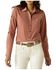 Image #1 - Ariat Women's Team Kirby Long Sleeve Button-Down Western Shirt - Plus, Blush, hi-res