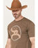 Image #2 - Hooey Men's Roughy 2.0 Graphic Short Sleeve T-Shirt, Brown, hi-res