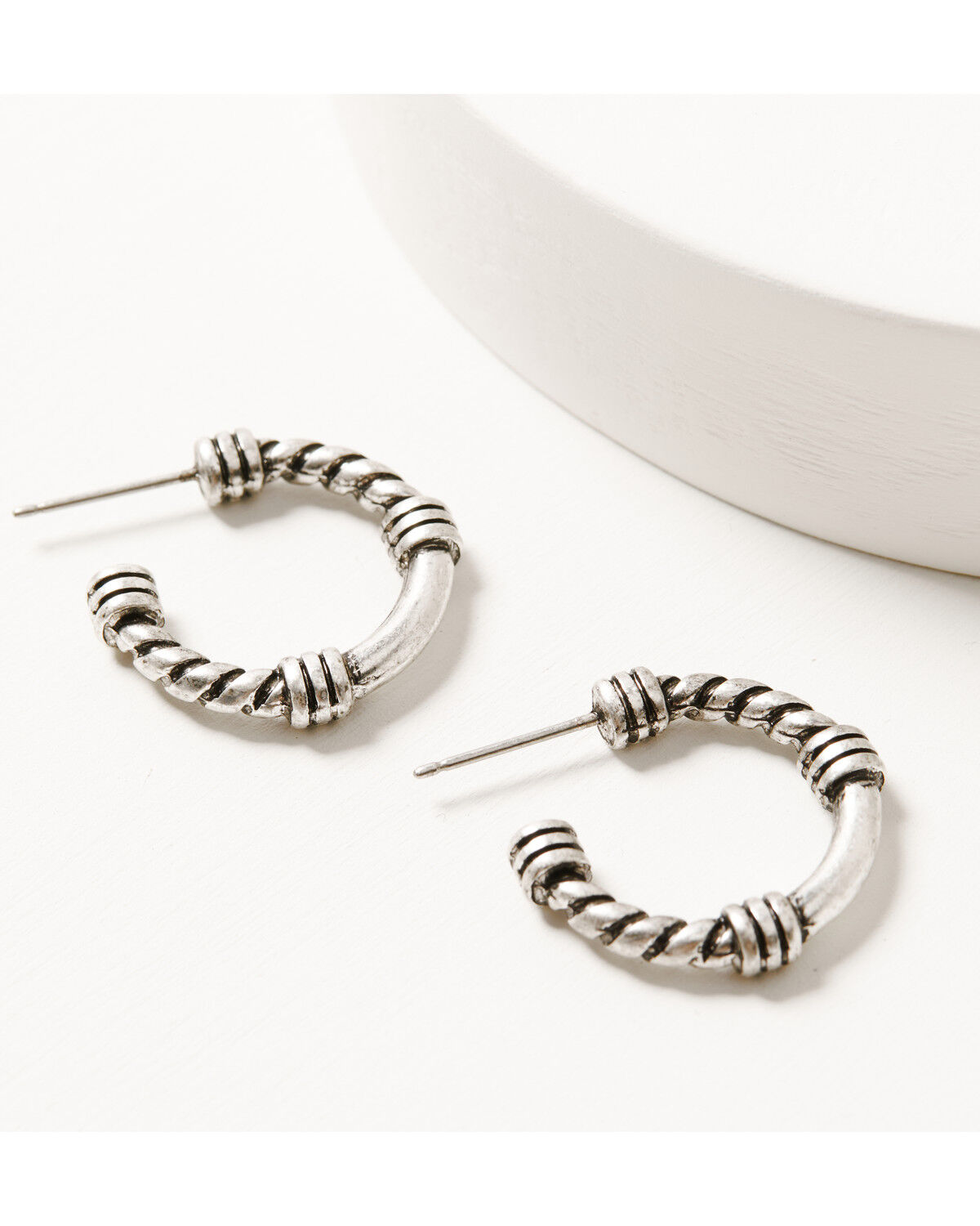 Image #3 - Idyllwind Women's Wynbrook Hoop Earring Set - 3 Piece, Silver, hi-res