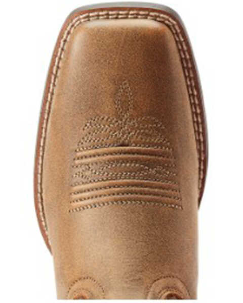 Image #4 - Ariat Women's Round Up Western Performance Boots - Broad Square Toe, Brown, hi-res
