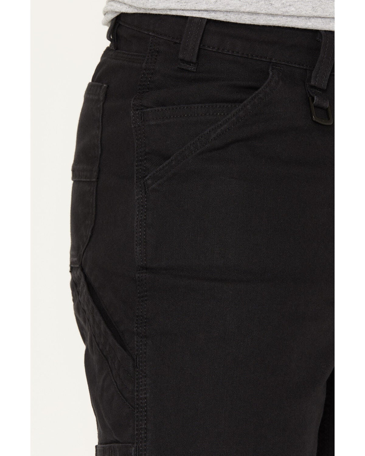 Image #2 - Strauss Men's E.S. Iconic Work Pants, Black, hi-res