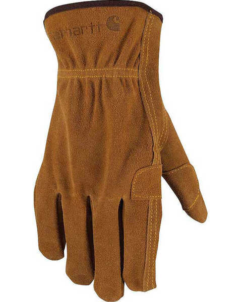 Image #1 - Carhartt Men's Suede Fencer Work Gloves , Brown, hi-res