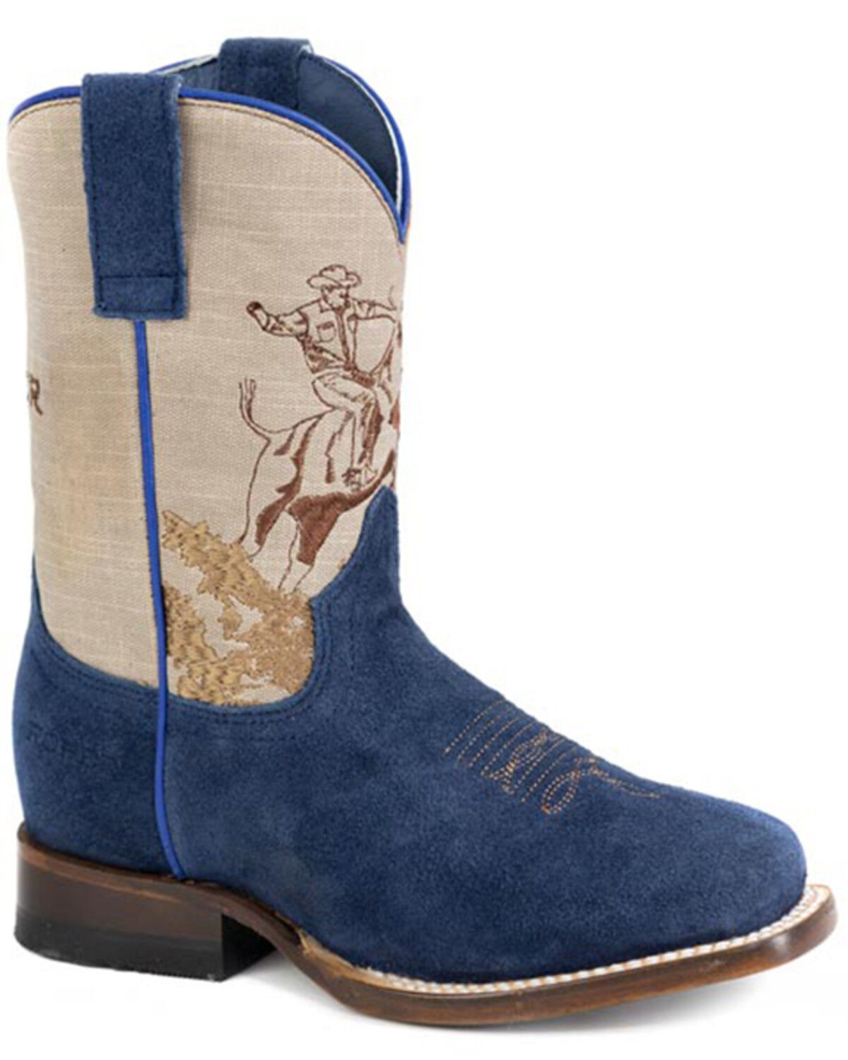 Image #1 - Roper Little Boys' Bullrider Western Boots - Broad Square Toe, , hi-res