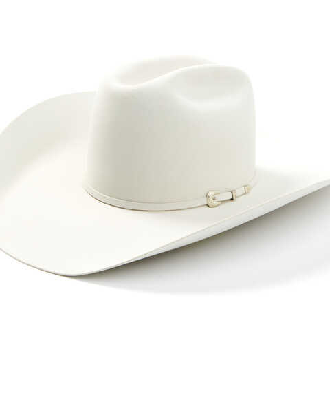 Atwood Hat Co Men's 100X Silverbelly Low Cattleman Beaver Felt Western Hat, Silver Belly, hi-res