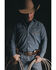 Blue Ranchwear Men's Long Sleeve Pearl Snap Heavy Western Denim Shirt, Light Blue, hi-res