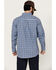Image #4 - Ariat Men's FR Sierra Plaid Print Long Sleeve Button-Down Work Shirt, Blue, hi-res