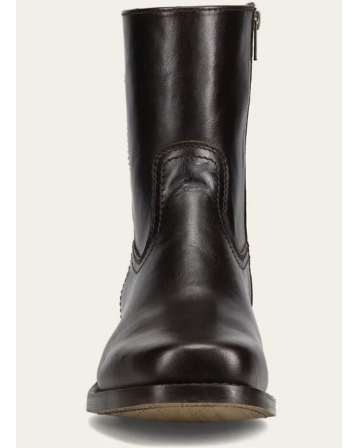 Image #5 - Frye Men's Campus Inside Zip Ankle Boots - Round Toe, Dark Brown, hi-res