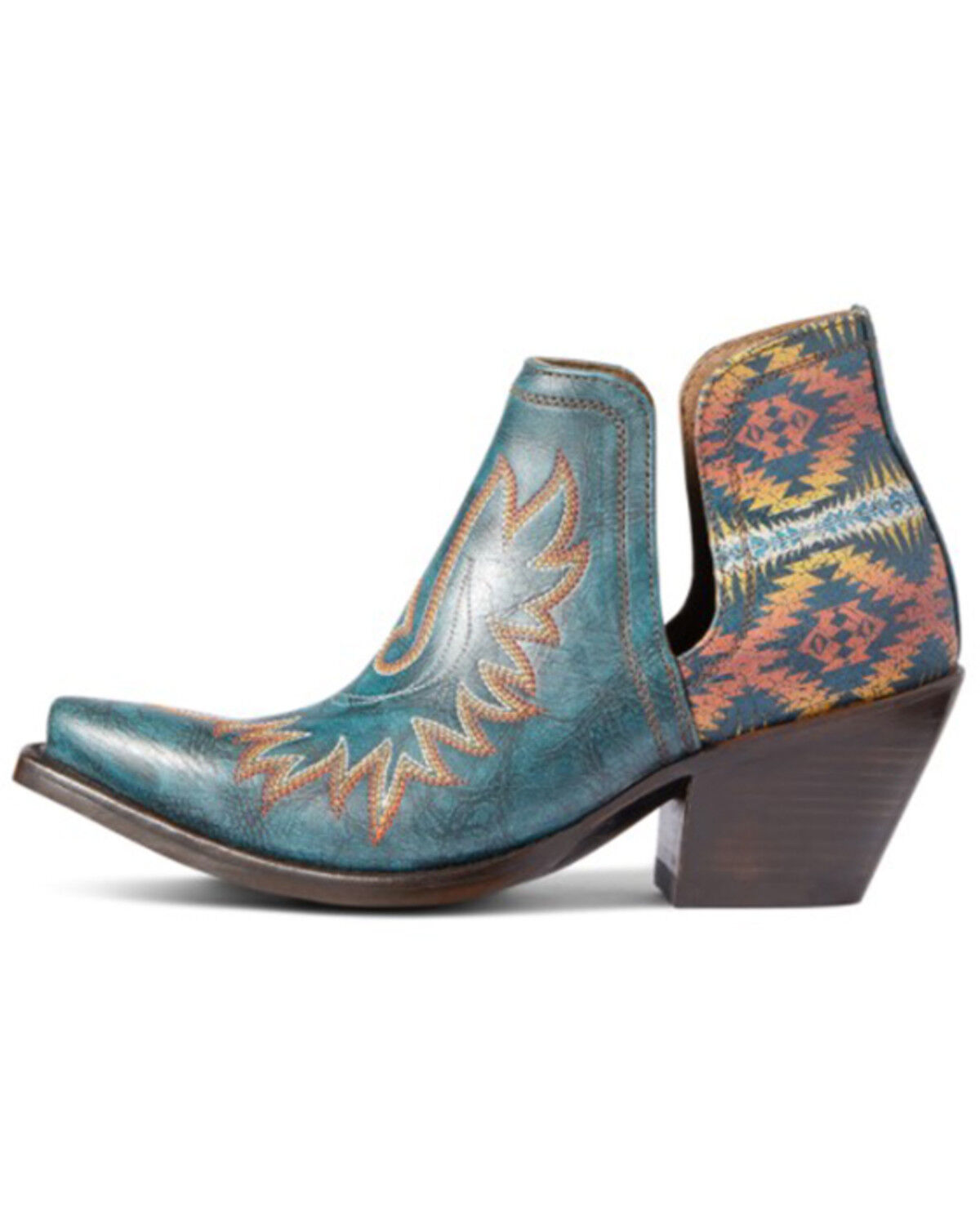 Image #2 - Ariat Women's Pendleton Dixon Western Booties - Snip Toe, , hi-res