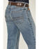Image #4 - Ariat Men's M4 Corralitos Louis Light Wash Relaxed Bootcut Rigid Denim Jeans - Big, Light Wash, hi-res