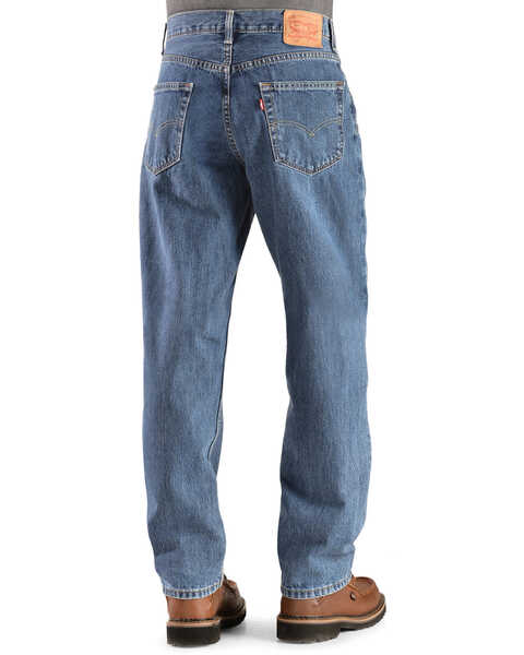 Levi's Men's 550 Prewashed Relaxed Tapered Leg Jeans , Stonewash, hi-res