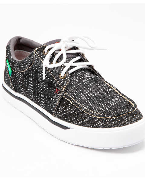 Image #1 - Twisted X Men's ECO Casual Athletic Shoes - Moc Toe, Black/white, hi-res