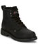 Image #1 - Justin Men's Dayworker Lace-Up Work Boots - Steel Toe, Black, hi-res
