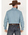 Image #4 - Wrangler Men's Solid Performance Long Sleeve Button Down Shirt, Blue, hi-res