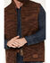 Image #3 - Ariat Men's Logo Chimayo Vest, Brown, hi-res