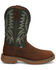 Image #2 - Justin Men's Rush Short Base Performance Western Boots - Broad Square Toe, Brown, hi-res