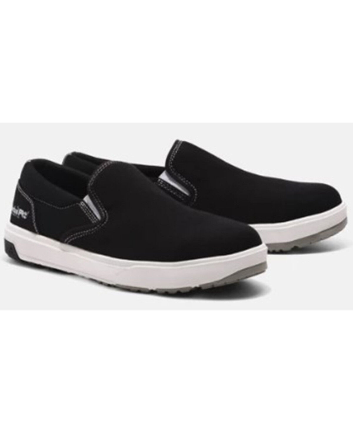 Image #1 - Timberland PRO Men's Berkley Slip-On Work Shoes - Composite Toe, Black/white, hi-res