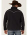 Cowboy Hardware Men's Barbwire Stitched Zip-Front Poly Shell Jacket , Grey, hi-res