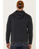Image #4 - Flag & Anthem Men's Charcoal Colerain Burnout Fleece Hooded Sweatshirt, Charcoal, hi-res
