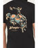 Image #4 - Wrangler Men's Boot Barn Exclusive Pastel Cowboy Short Sleeve Graphic T-Shirt, Black, hi-res
