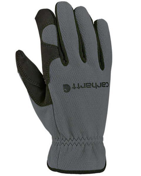 Image #1 - Carhartt Men's High Dexterity Open Cuff Glove, Grey, hi-res