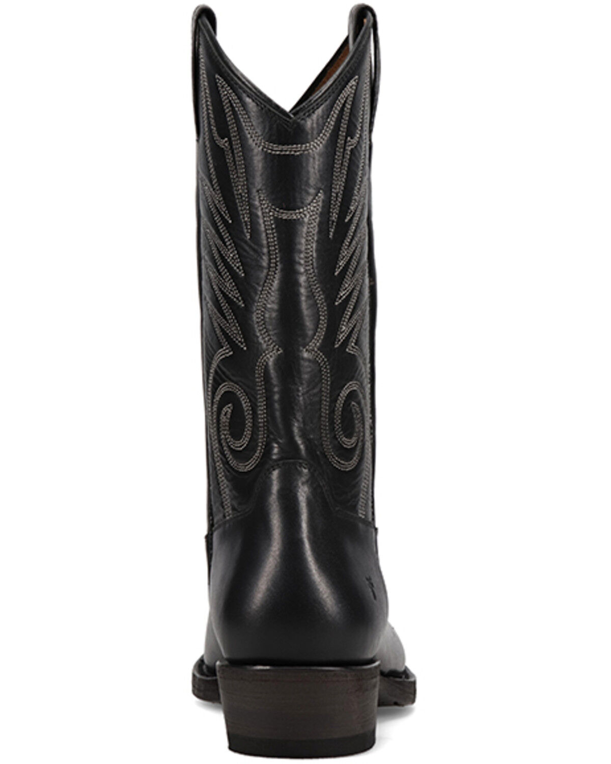 Image #5 - Frye Men's Grady Vintage Stitch Western Boots - Round Toe, Black, hi-res