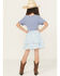 Image #3 - Trixxi Girls' Floral Print Ruffle Skirt, Blue, hi-res