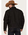 Image #4 - Wrangler Men's Sherpa Lined Button Down Denim Jacket, Black, hi-res