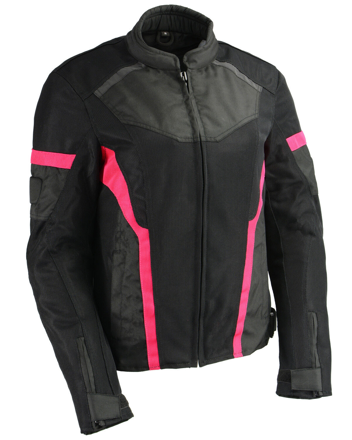 Image #2 - Milwaukee Performance Women's Reflective Mesh Racer Jacket, Pink/black, hi-res