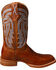 Twisted X Men's Rancher Western Boots - Broad Square Toe, Brown, hi-res