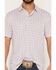 Image #3 - Ariat Men's All Over Palm Tree Print Classic Fit Polo, White, hi-res