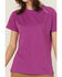 Image #3 - Ariat Women's Rebar Heat Fighter Essential Short Sleeve Work Tee, Purple, hi-res