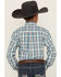 Image #4 - Cinch Boys' Plaid Print Long Sleeve Button-Down Western Shirt, Blue, hi-res