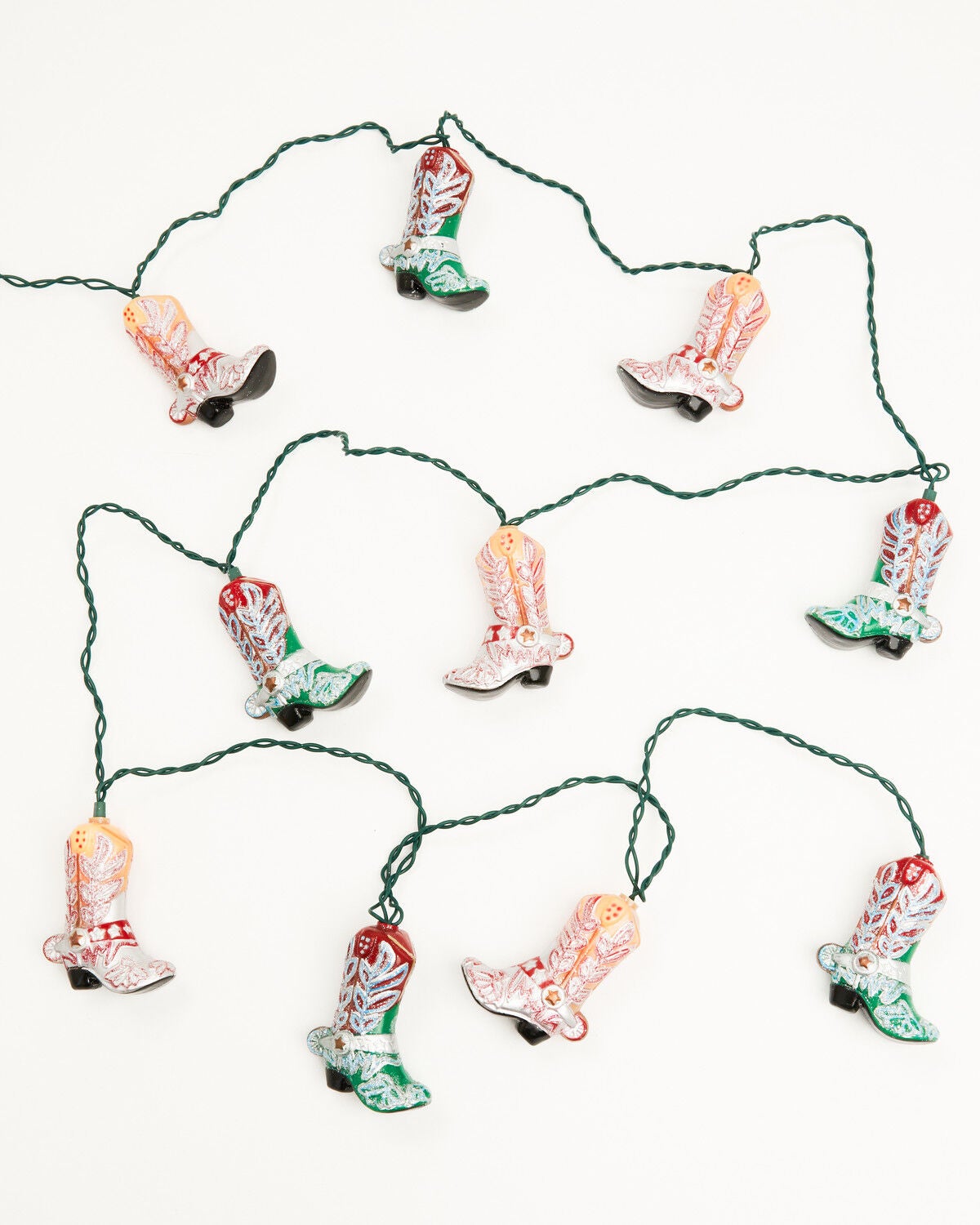 Image #1 - Kurt Adler Cowboy Boot String Light Set; received 6.13km, Multi, hi-res