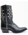 Image #2 - Planet Cowboy Women's Pee-Wee Pair-A-Dice Leather Western Boot - Snip Toe, Black, hi-res