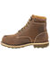 Image #3 - Carhartt Men's 6" Waterproof Lug Work Boots - Moc Toe, Chocolate, hi-res
