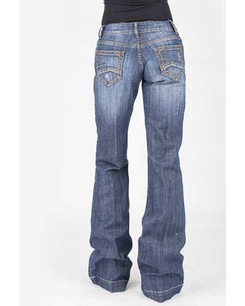 Stetson Women's 214 Trouser Fit Jeans, Blue, hi-res