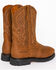 Image #11 - Cody James Men's Mustang Western Work Boots - Composite Toe, Brown, hi-res
