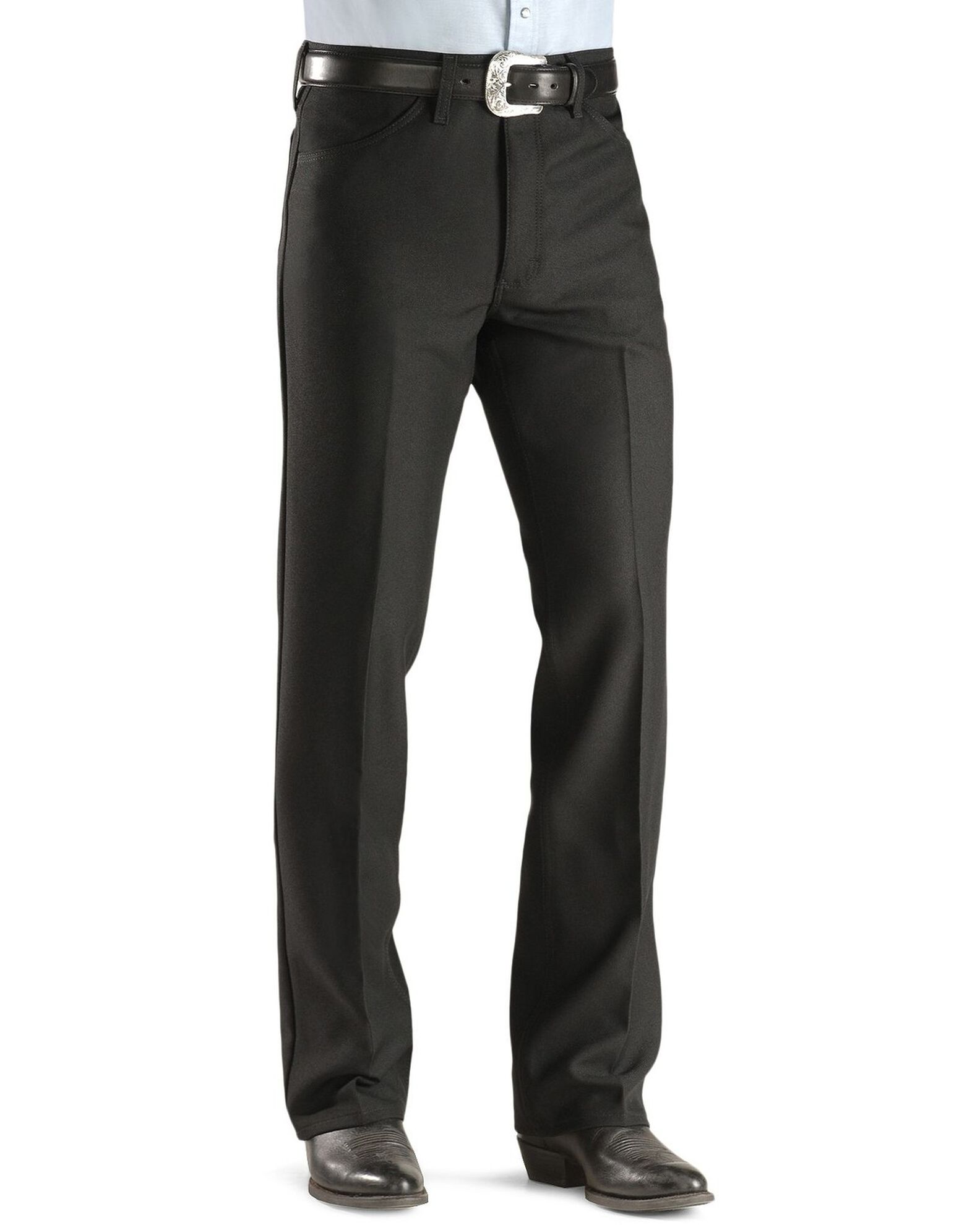 Image #2 - Wrangler Wrancher Dress Jeans - Big, Black, hi-res
