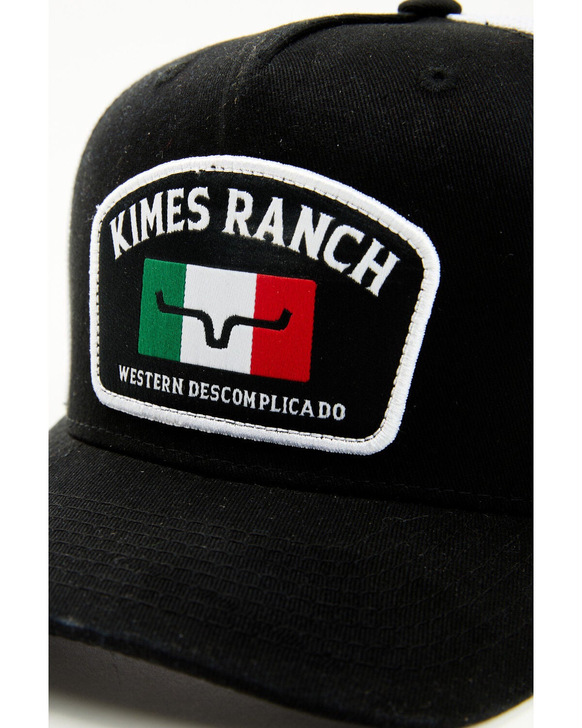 Image #2 - Kimes Ranch Men's Mexico Logo Patch Ball Cap, Black, hi-res