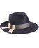 Stetson Women's Cat's Meow Hemp Braid Fedora Hat , Navy, hi-res