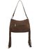 Image #3 - Wrangler Women's Fringe Buckle Hobo Bag, Coffee, hi-res