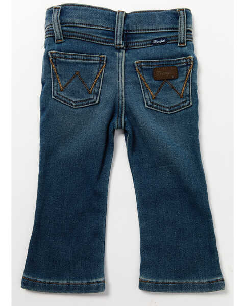 Image #3 - Wrangler Infant Boys' Medium Wash Knit Straight Denim Jeans, Medium Wash, hi-res