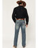 Image #3 - Rock & Roll Denim Men's Double Barrel Medium Wash Relaxed Bootcut Reflex Stretch Denim Jeans, Medium Wash, hi-res