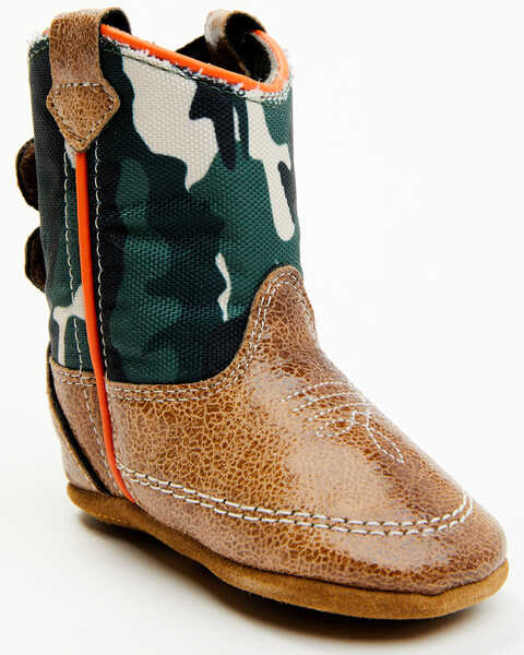 Image #1 - Cody James Infant Boys' Camo Poppet Boots, Green, hi-res