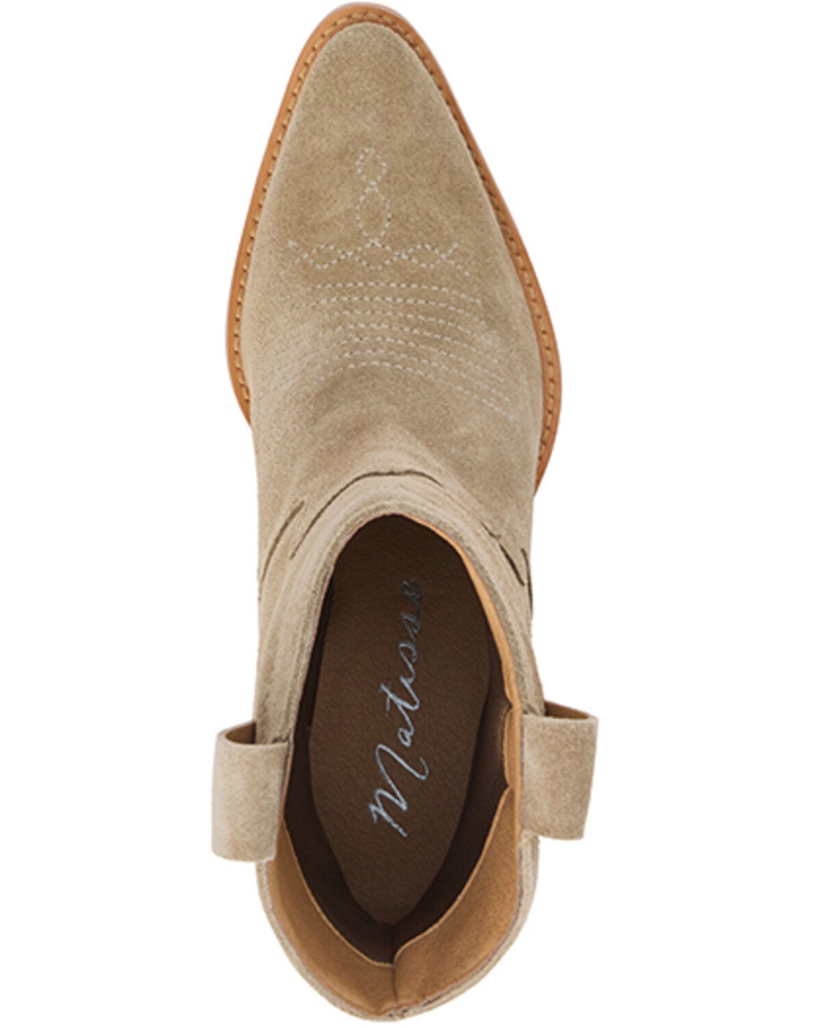 Image #6 - Matisse Women's Arlo Ankle Booties - Round Toe, Taupe, hi-res