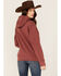 Ariat Women's R.E.A.L. USA Chest Logo Hoodie, Red, hi-res